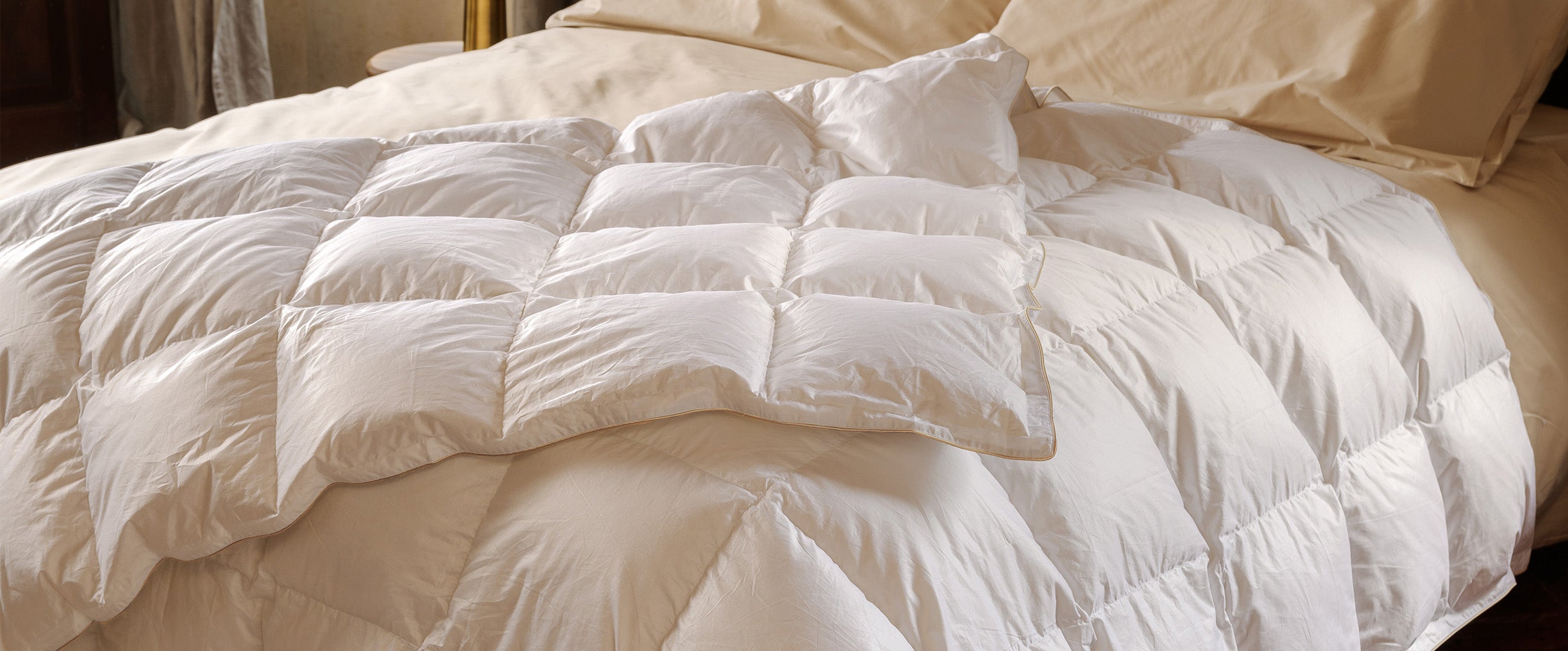 Piumone con struttura a cassettoni