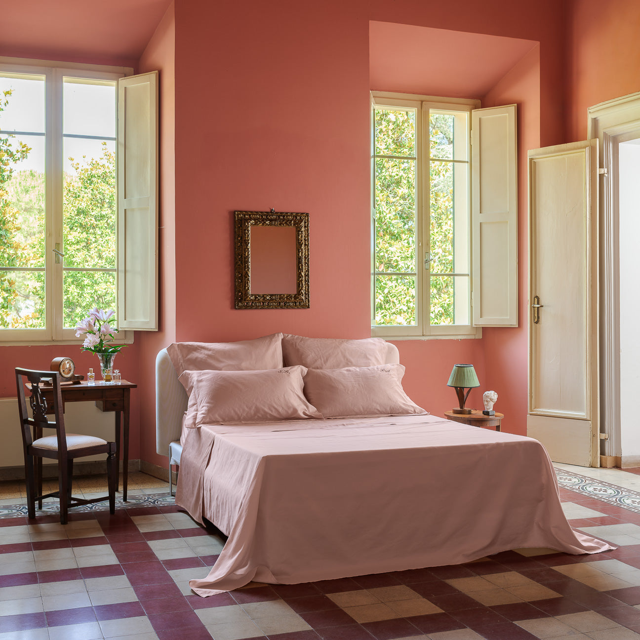 Lenzuolo Premium per letto 1 piazza e 2 piazze (rosa vecchia, lenzuolo piano 180 x 290 cm letto 1 piazza Lenzuolo Premium per letto 1 piazza e 2 piazze (rosa vecchia, lenzuolo piano 180 x 290 cm letto 1 piazza