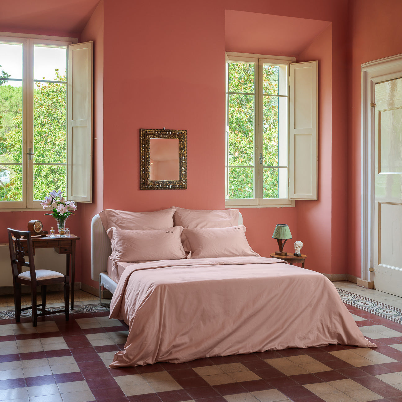 Satin duvet cover set