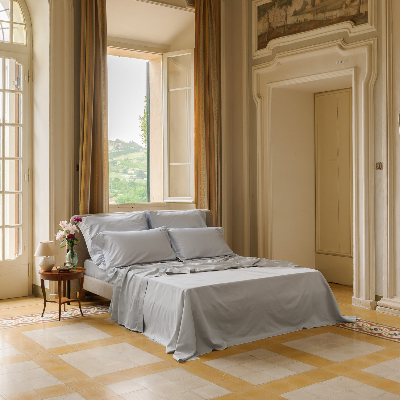 Completo lenzuola letto KING SIZE componibile-Grigio|SOFT&SOFT Completo lenzuola letto KING SIZE componibile-Grigio|SOFT&SOFT