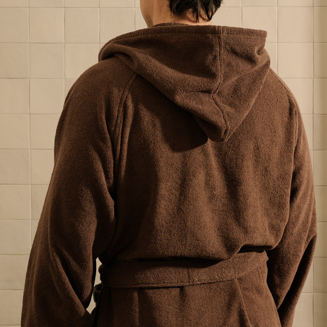 Accappatoio sport con cappuccio
- S- Ebano- Cotone - Dalfilo