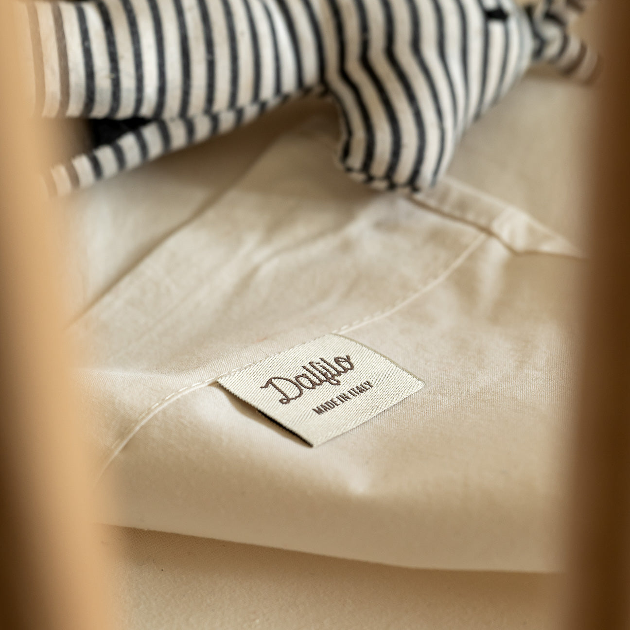 Completo lenzuola culla
- 80x110 cm- Crema- Percalle - Dalfilo