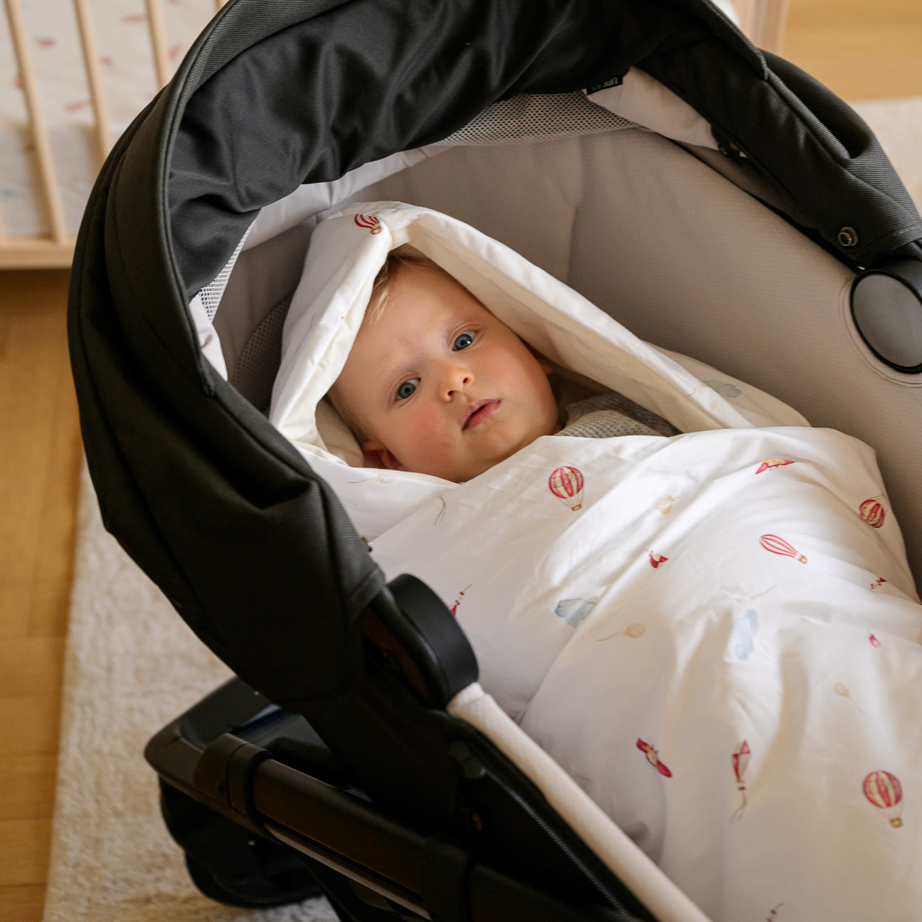 Sacco nanna per passeggino neonato
- 0-6 mesi- Tra le nuvole- Percalle - Dalfilo