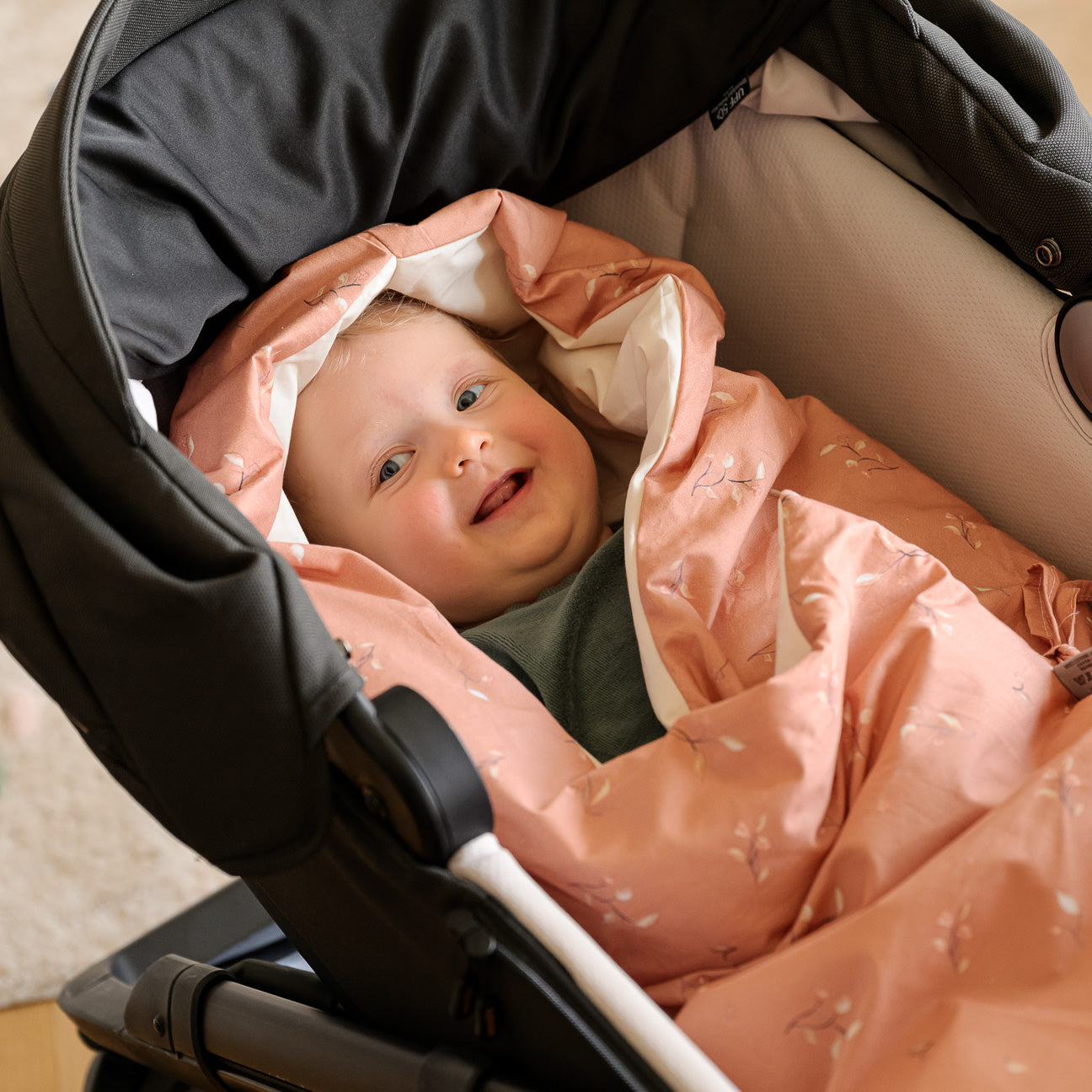 Sacco nanna per passeggino neonato
- 0-6 mesi- Foliage- Percalle - Dalfilo