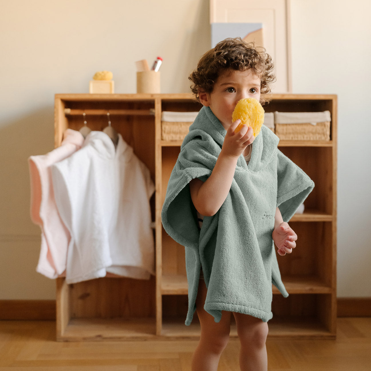 Poncho
- Taglia unica- Salvia- Cotone classico - Dalfilo