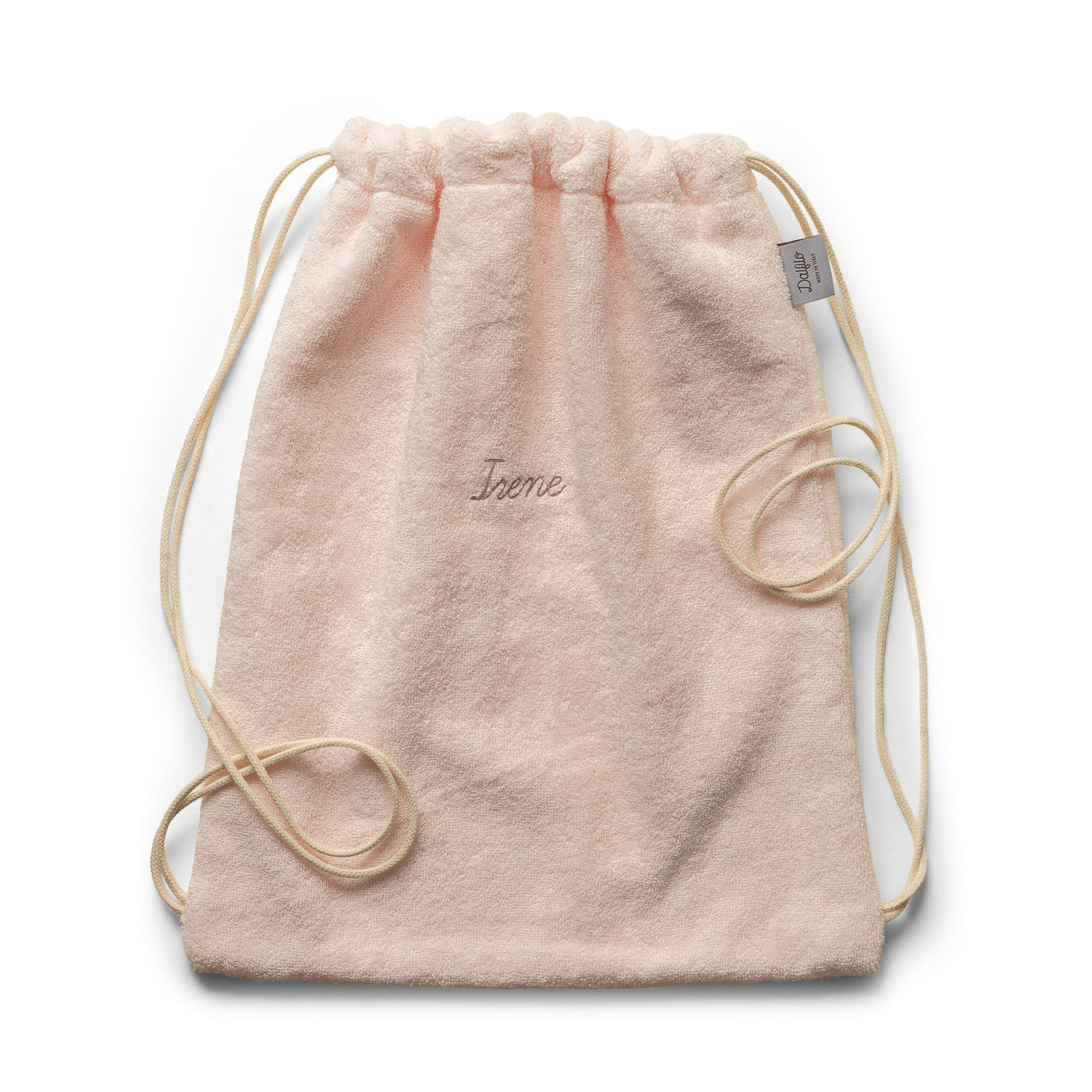 Sacca bimbi
- Taglia unica- Rosa ciliegio- Cotone classico - Dalfilo
