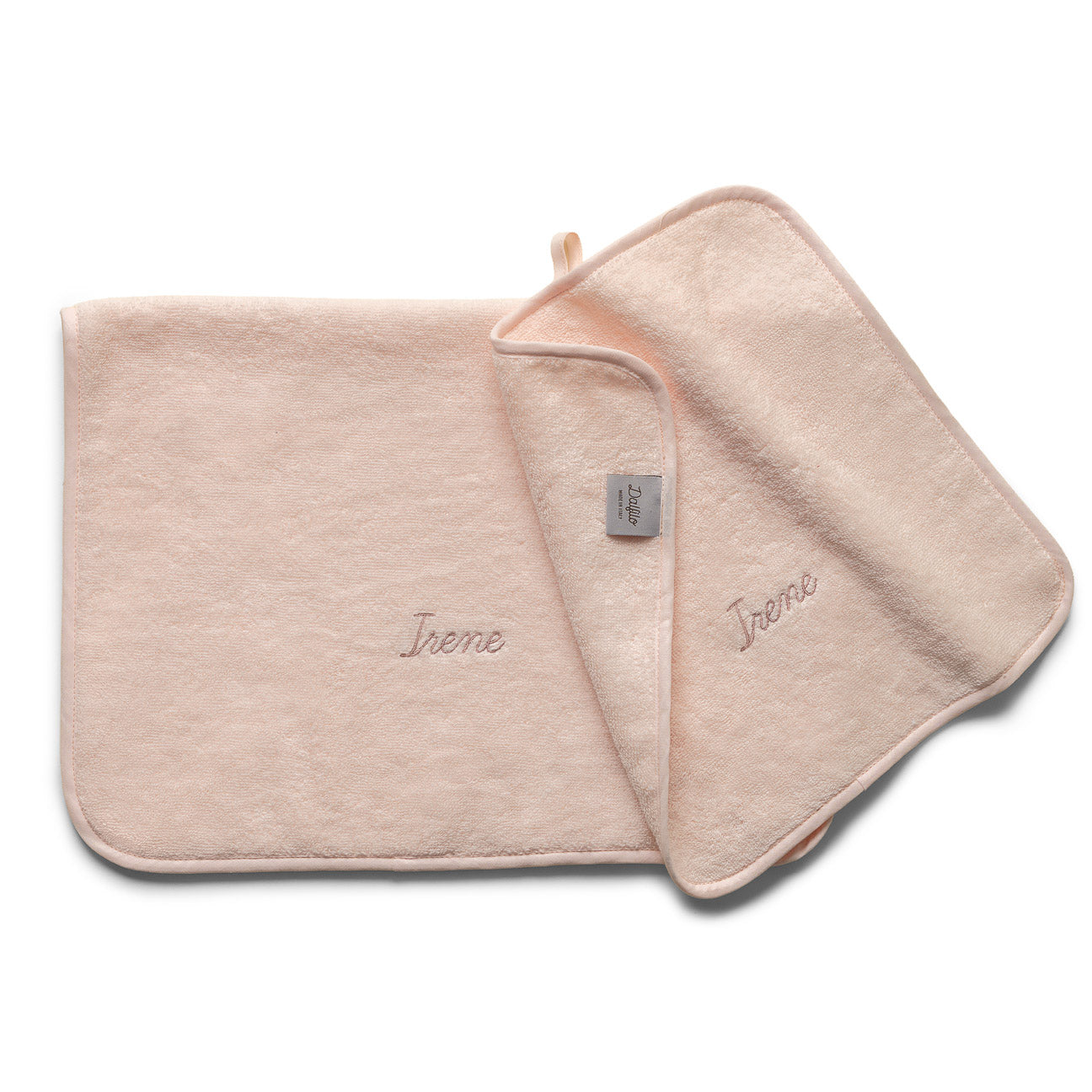 Set asciugamani bimbi
- Taglia unica- Rosa ciliegio- Cotone classico - Dalfilo