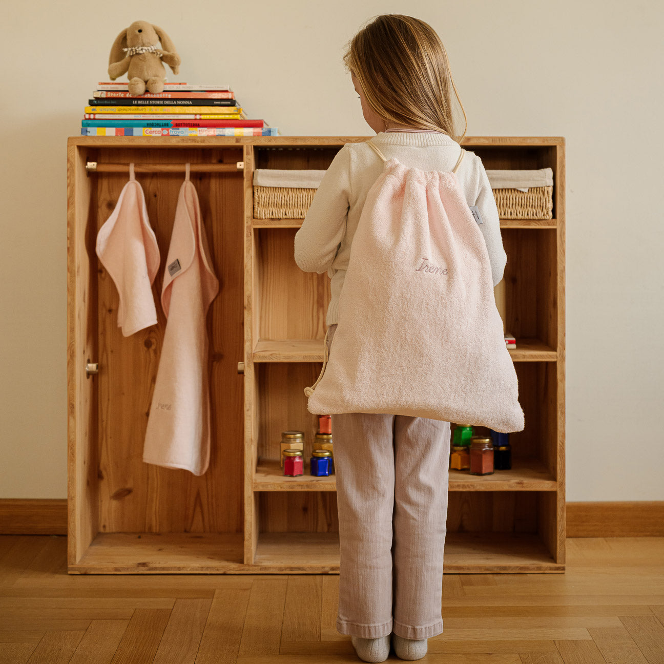 Set scuola bimbi
- Taglia unica- Rosa ciliegio- Cotone classico - Dalfilo