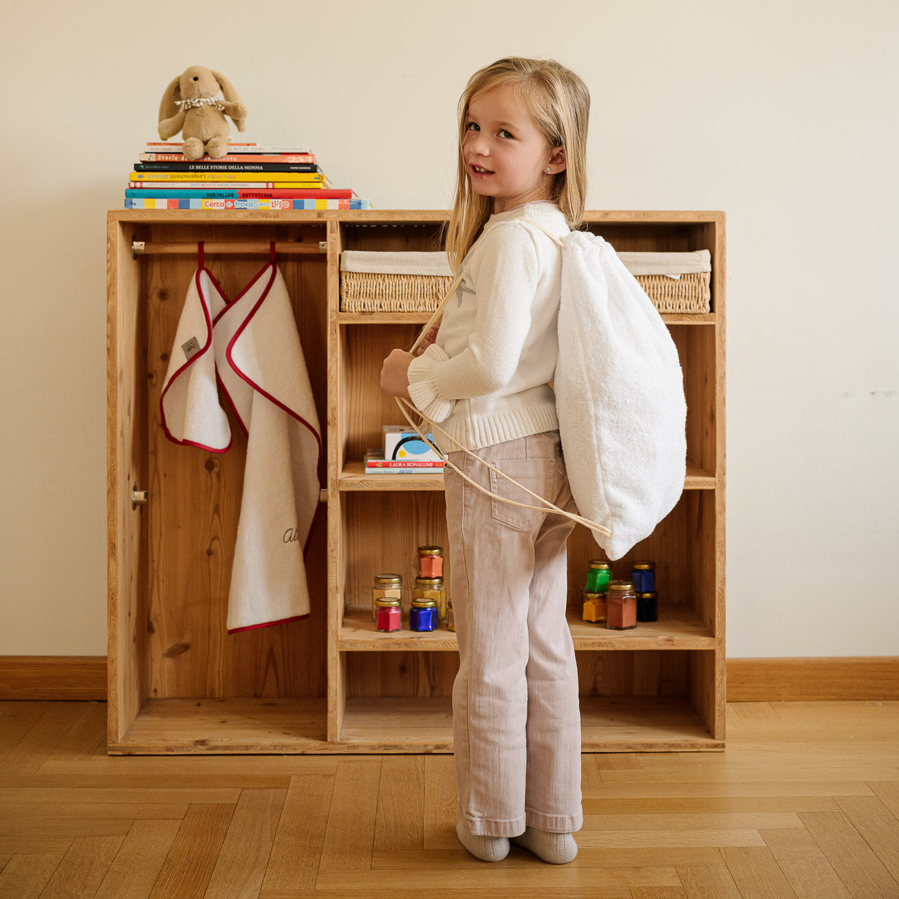 Set asciugamani bimbi
- Taglia unica- Bianco cotone- Cotone classico - Dalfilo