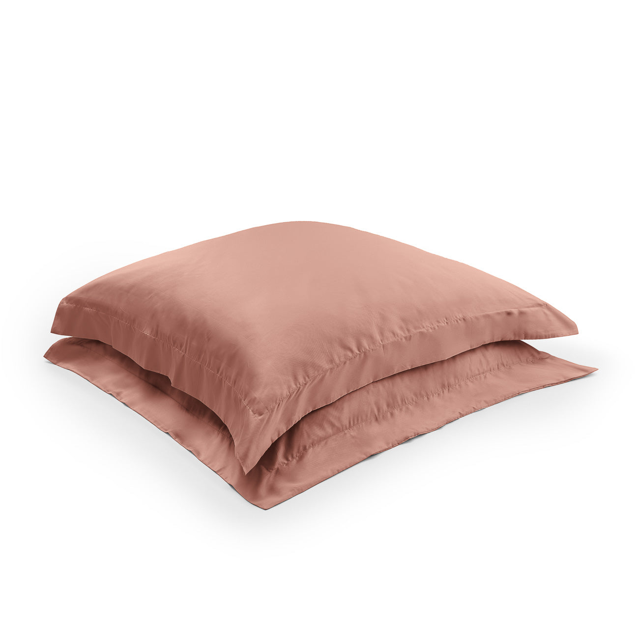 Set 2 federe in raso a tre volani
- 50x80 cm (standard)- Rosa Antico- Raso - Dalfilo