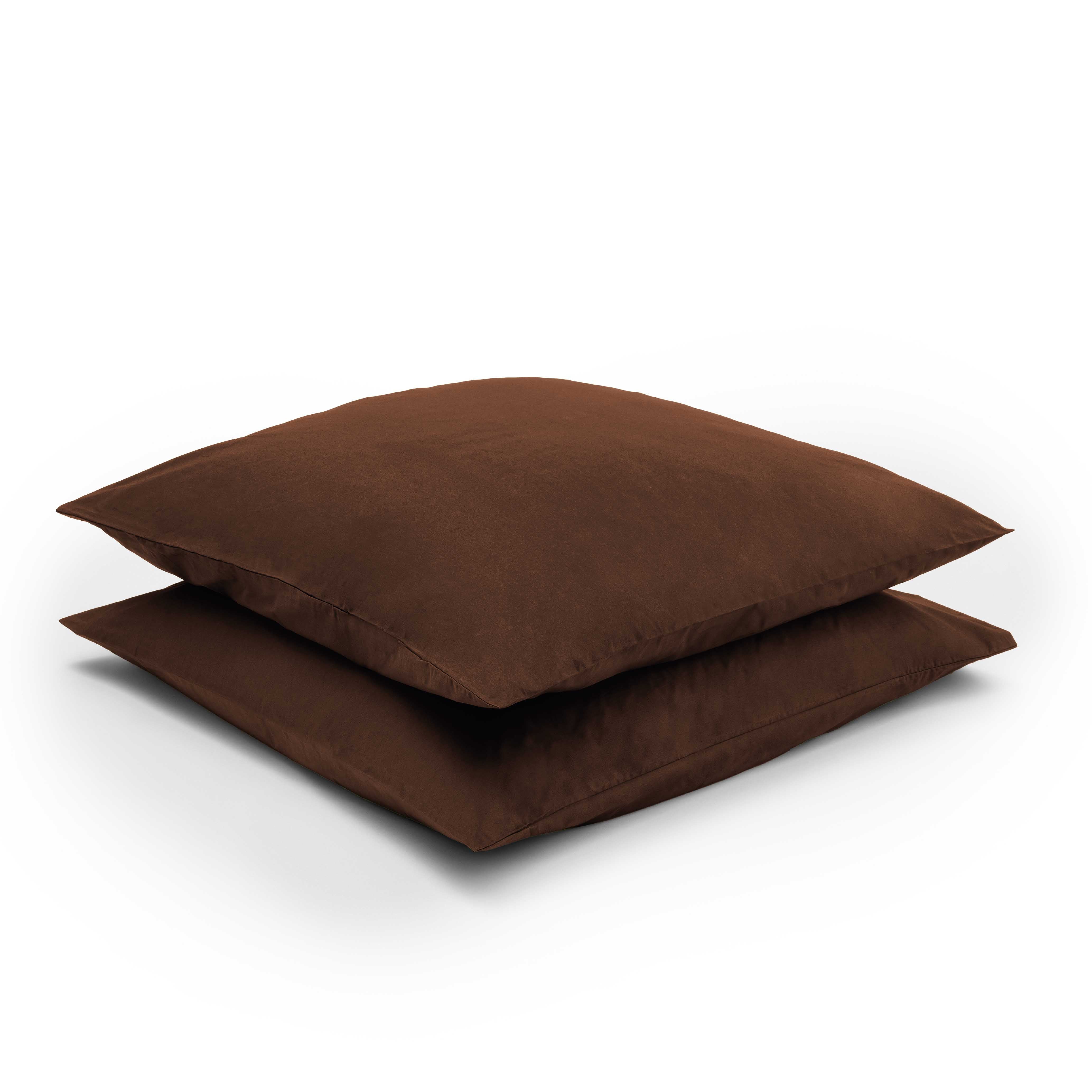 Set 2 federe in percalle
- 50x80 cm (standard)- Caffè espresso- Percalle - Dalfilo