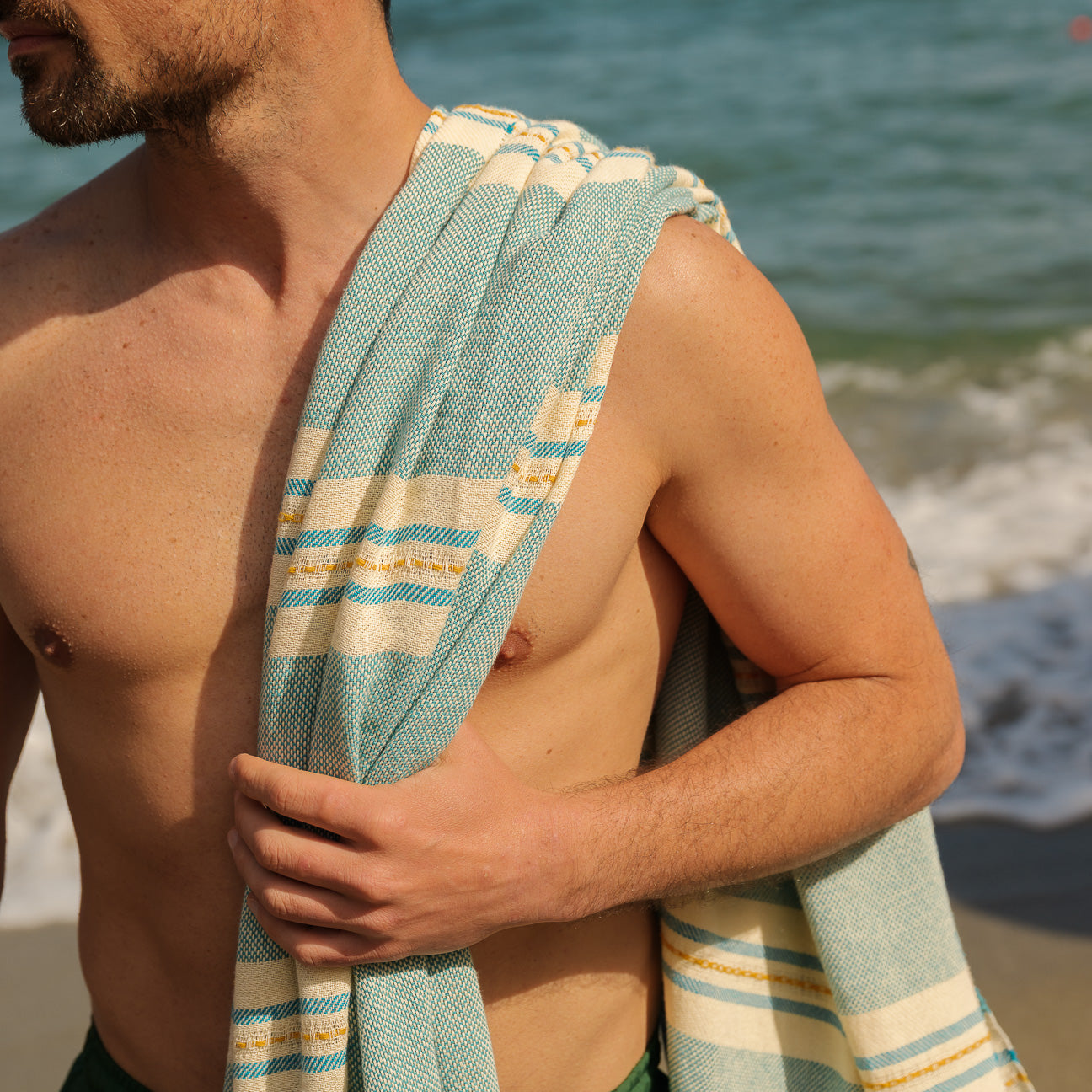 Telo mare Brezza
- 100x175 cm- Onda- Cotone - Dalfilo
