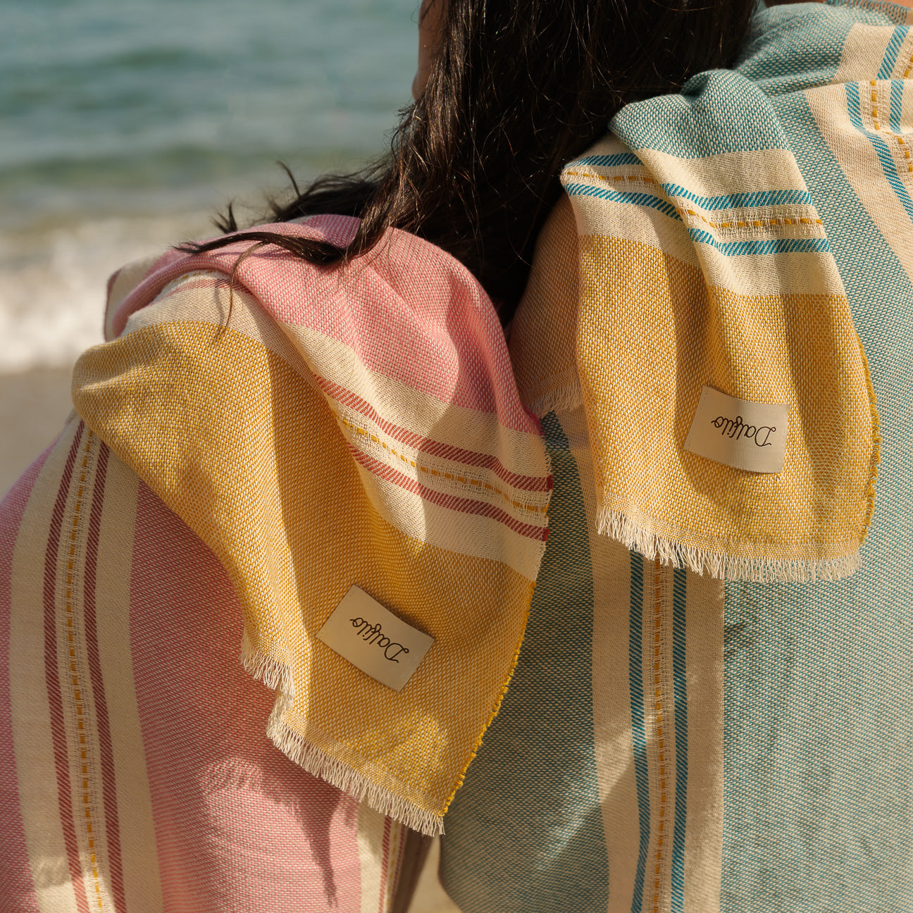 Telo mare Brezza
- 100x175 cm- Tramonto- Cotone - Dalfilo