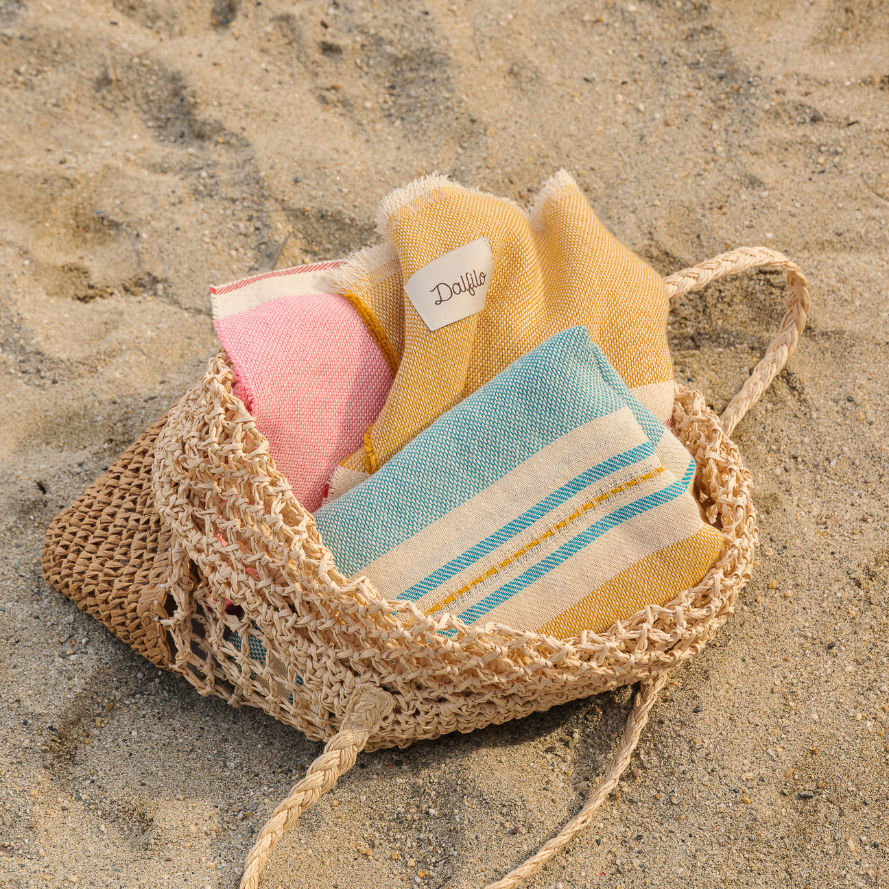 Telo mare Brezza
- 100x175 cm- Tramonto- Cotone - Dalfilo