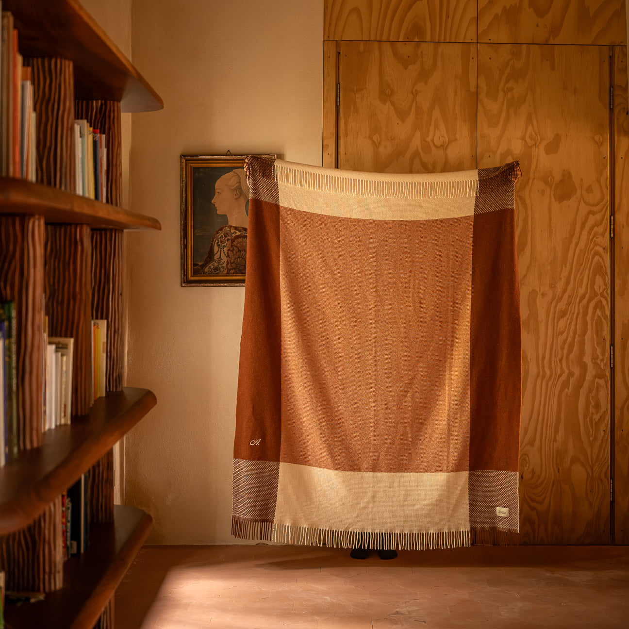 Plaid in lana
- 130x180 cm- Terracotta- Lana rigenerata - Dalfilo