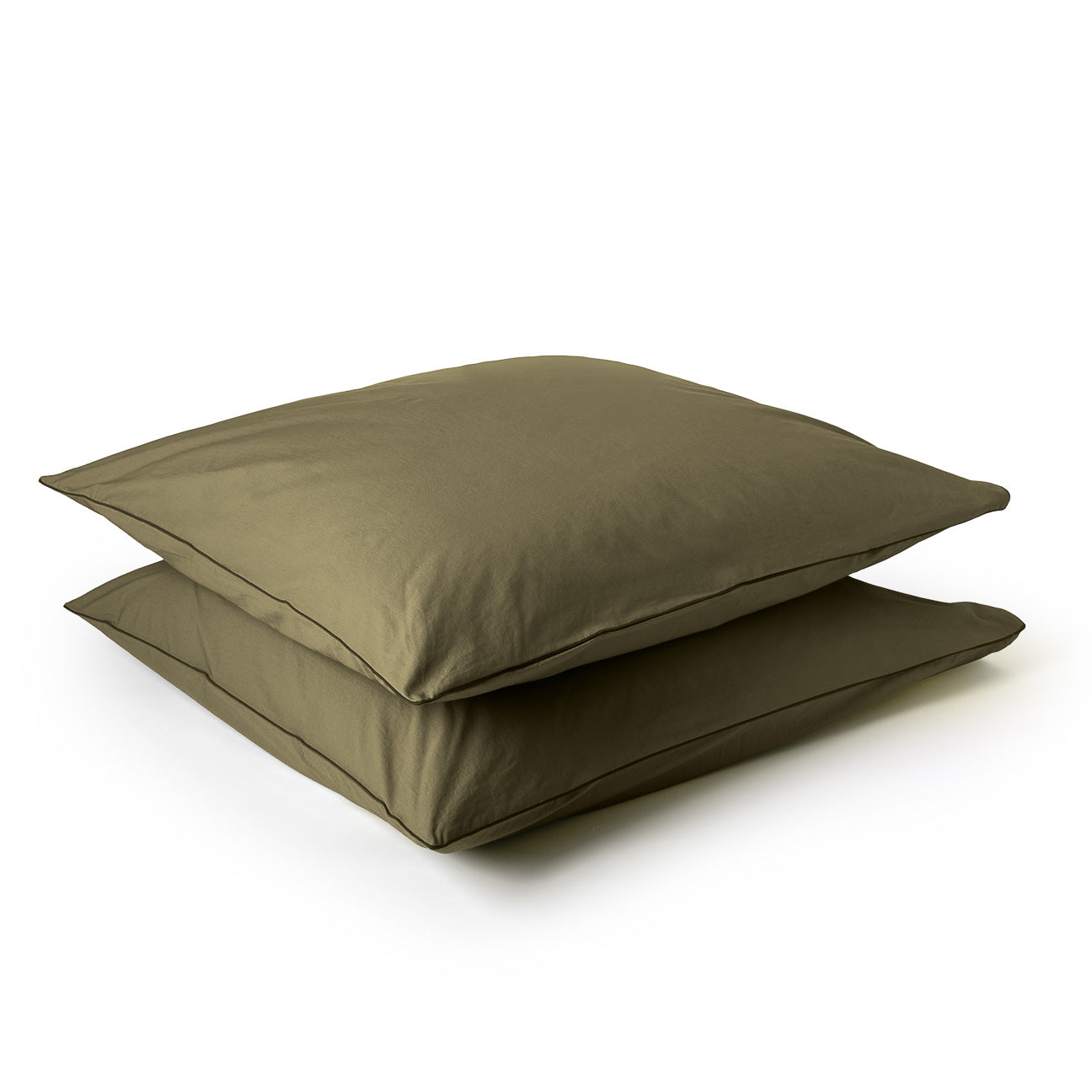 Set 2 federe in percalle lavato
- 50x80 cm (standard)- Militare- Percalle lavato - Dalfilo