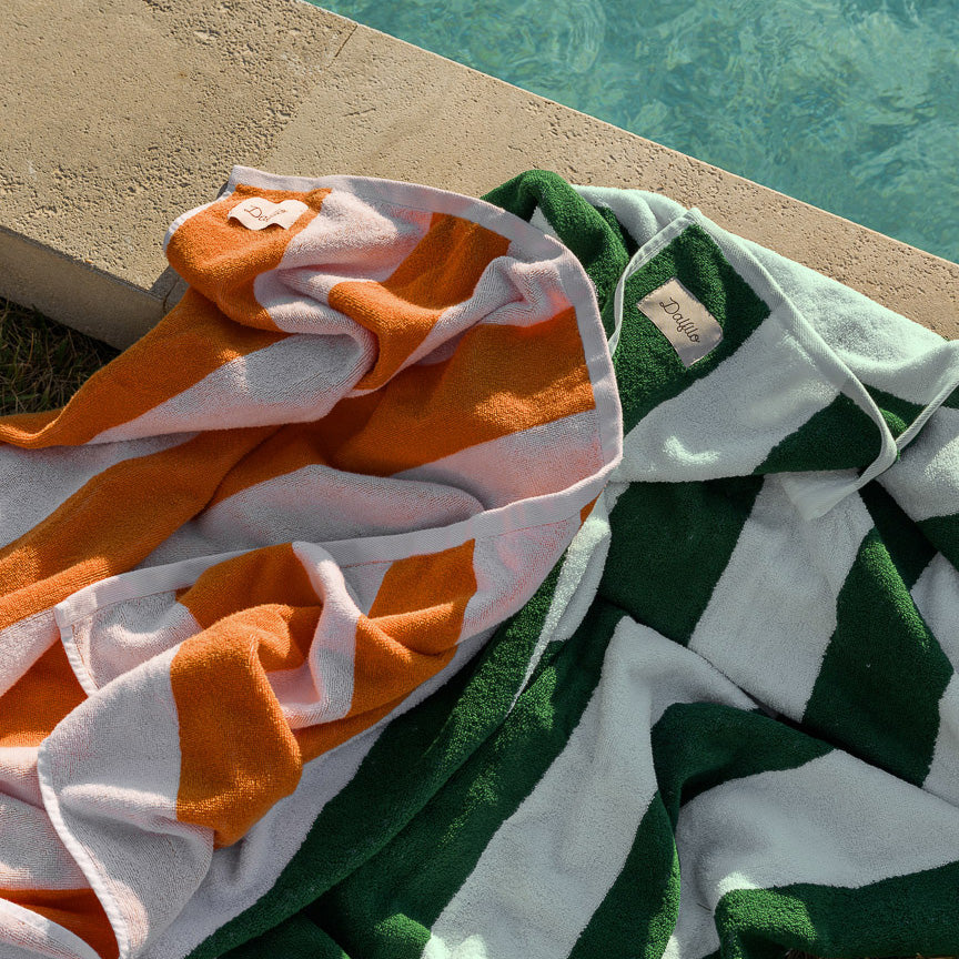 Telo mare Portofino
- 100x180 cm- Verde Bottiglia- Cotone classico - Dalfilo