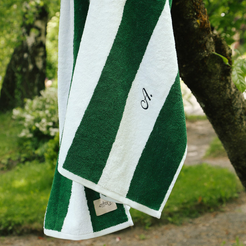 Telo mare Portofino
- 100x180 cm- Verde Bottiglia- Cotone classico - Dalfilo