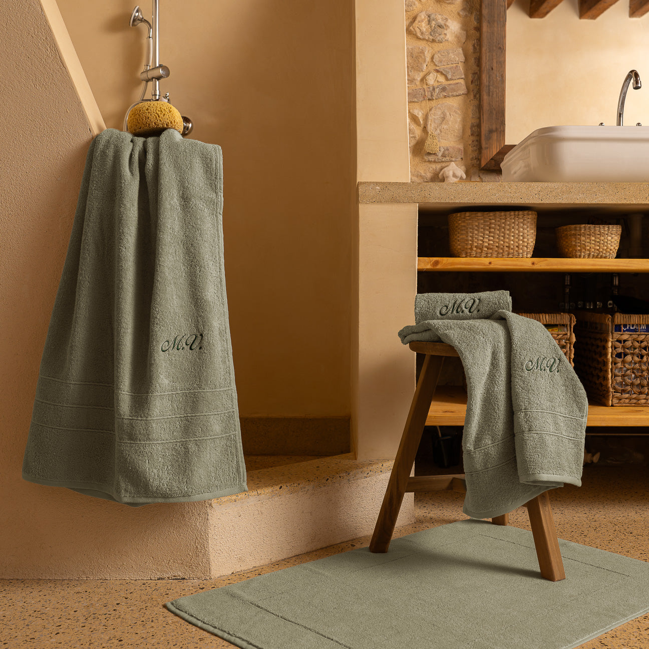 Asciugamani All-in linea classica
- Taglia unica- Salvia- Cotone classico - Dalfilo