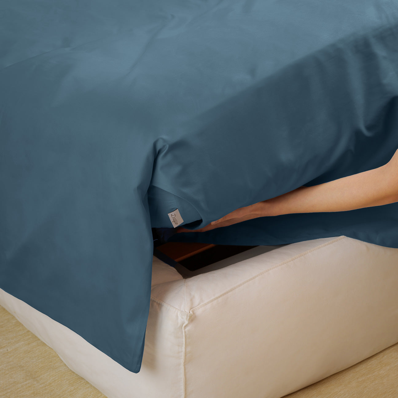 Completo all-in in percalle
- 1 PIAZZA (80x190 cm)- Denim- Percalle - Dalfilo