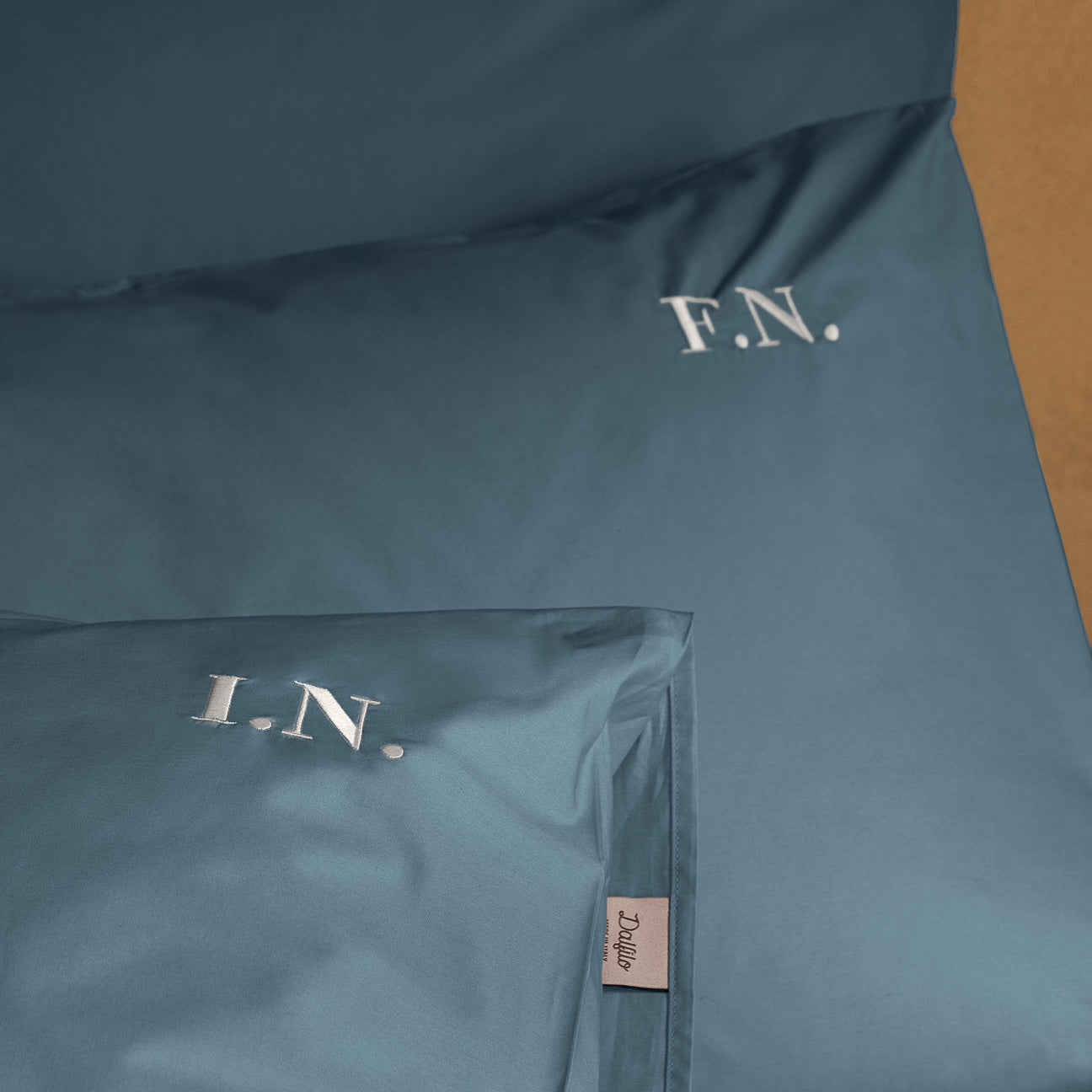 Completo lenzuola in percalle
- 1 PIAZZA (80x190 cm)- Denim- Percalle - Dalfilo