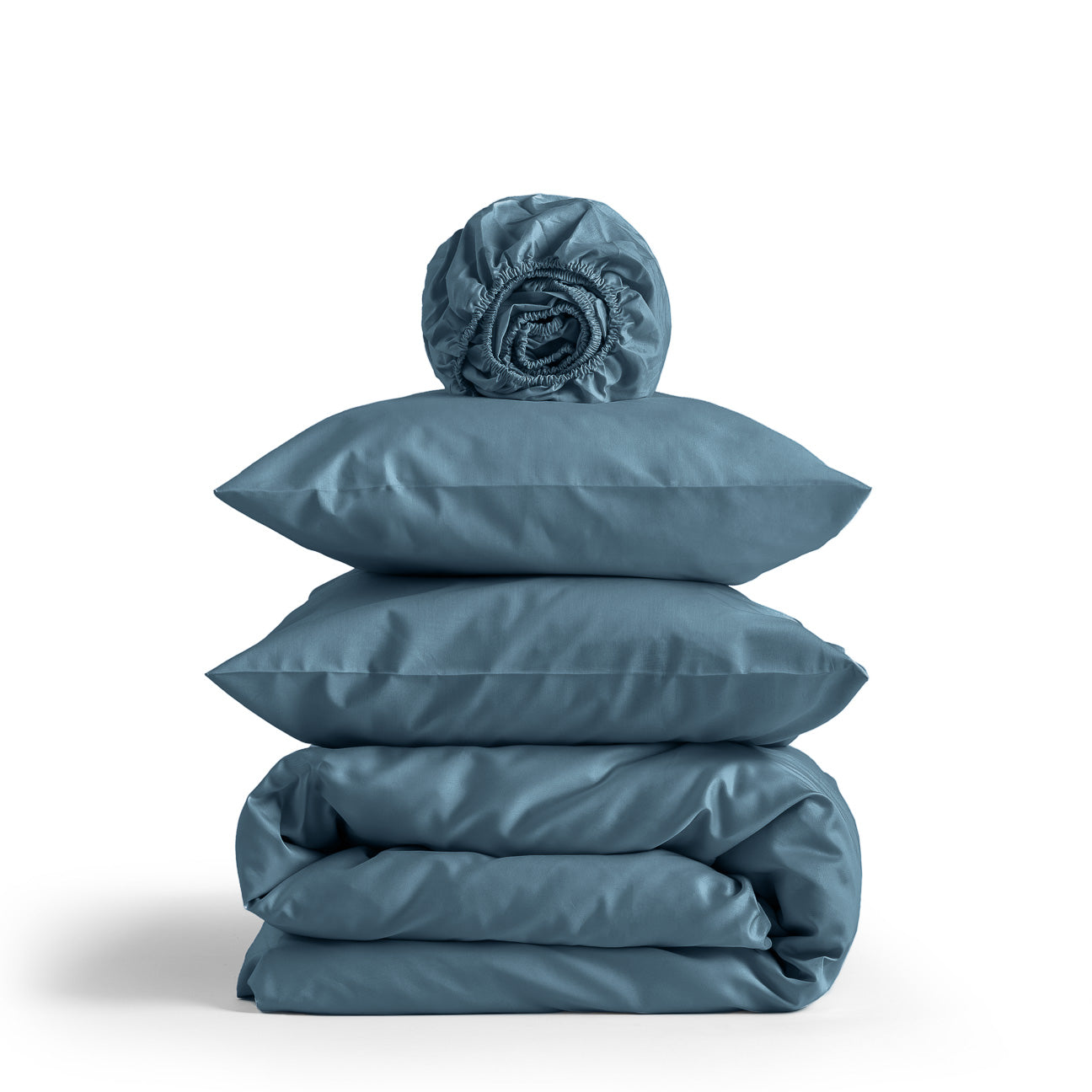 Completo copripiumino in percalle
- 1 PIAZZA (80x190 cm)- Denim- Percalle - Dalfilo