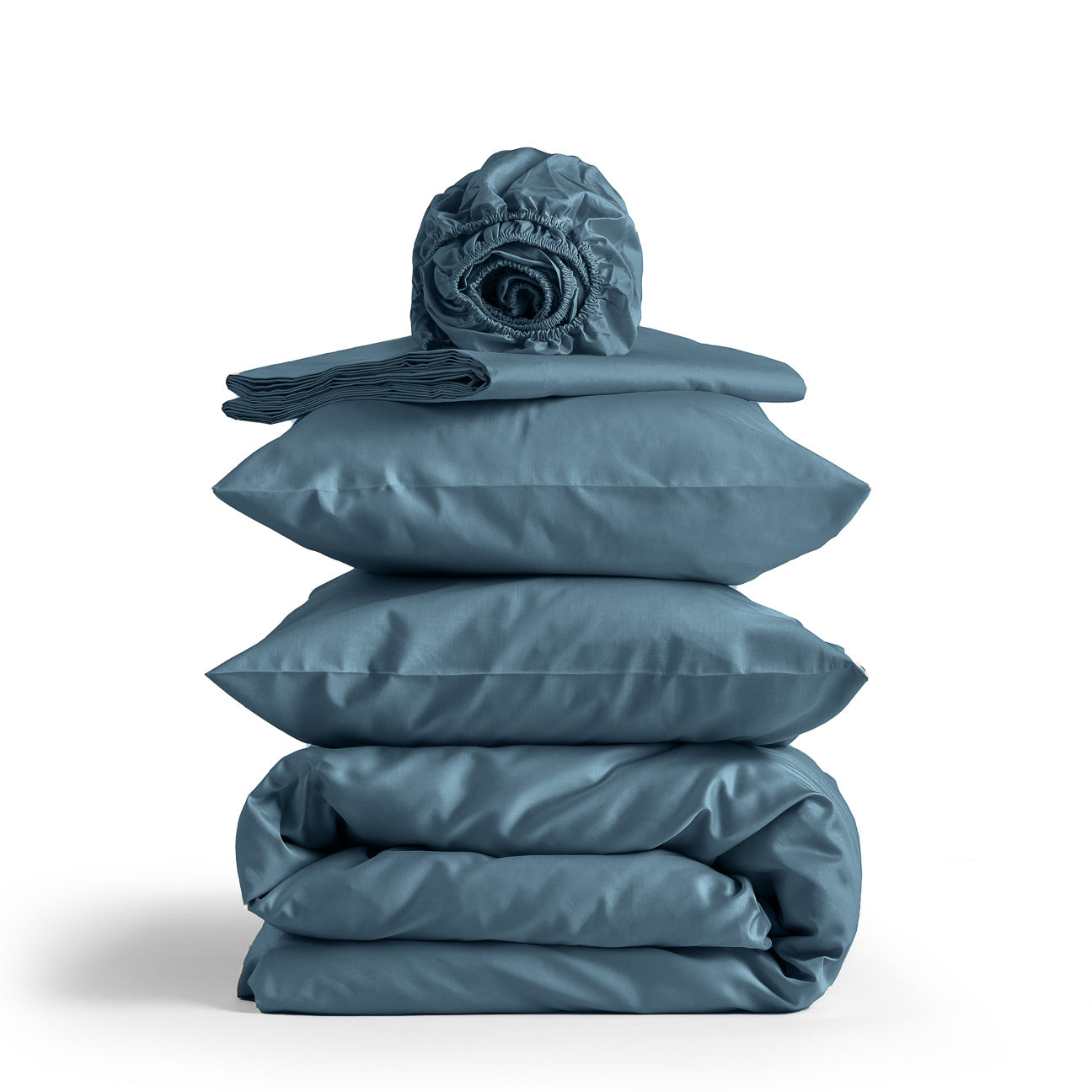 Completo all-in in percalle
- 1 PIAZZA (80x190 cm)- Denim- Percalle - Dalfilo