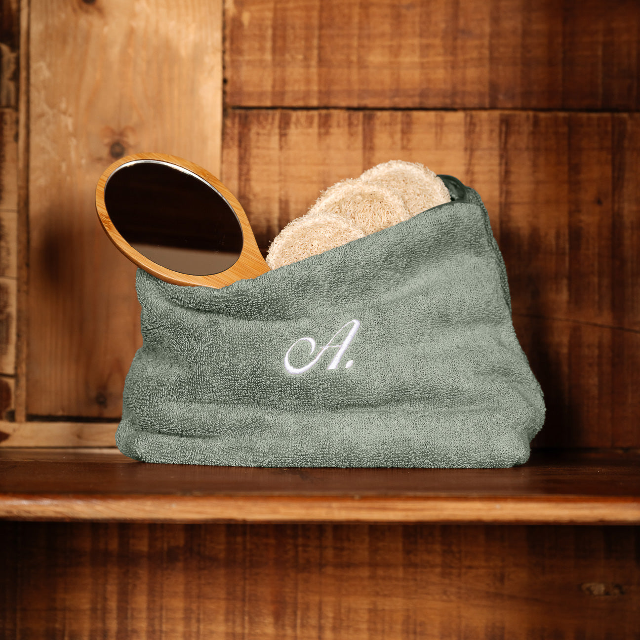 Trousse
- 30x20 cm- Salvia- Cotone classico - Dalfilo