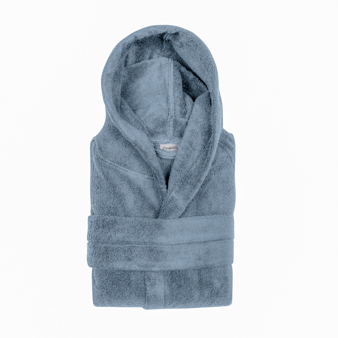 Accappatoio classico con cappuccio
- S- Denim- Cotone classico - Dalfilo