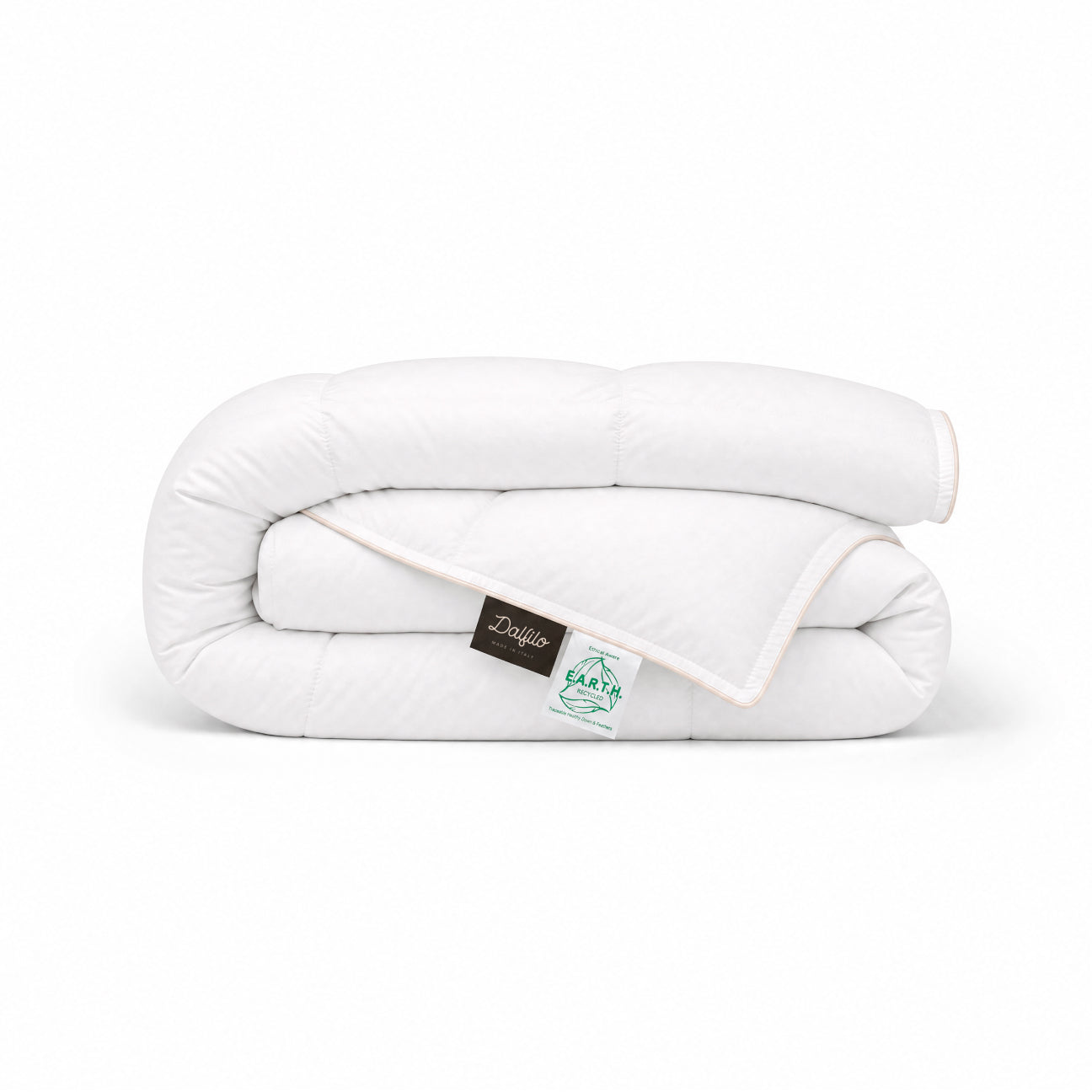 Piumone invernale superior-Blankets & Duvets-Dalfilo-2 PIAZZE-Bianco-Piuma rigenerata-Dalfilo IT