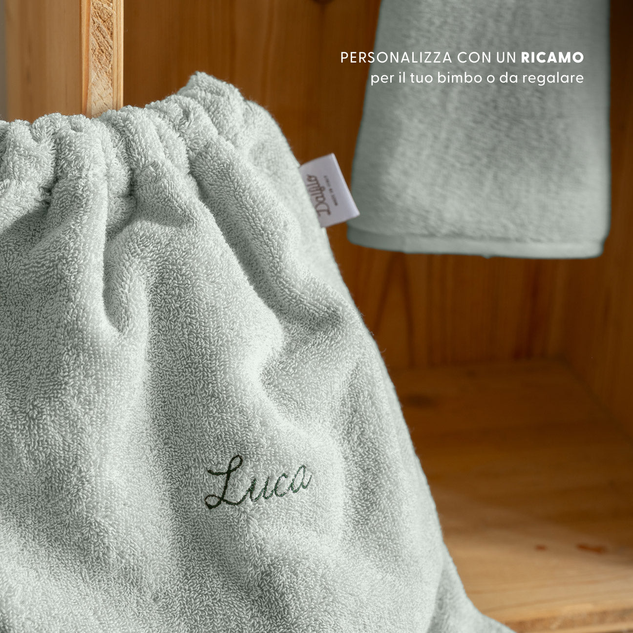 Sacca bimbi
- Taglia unica- Salvia- Cotone classico - Dalfilo