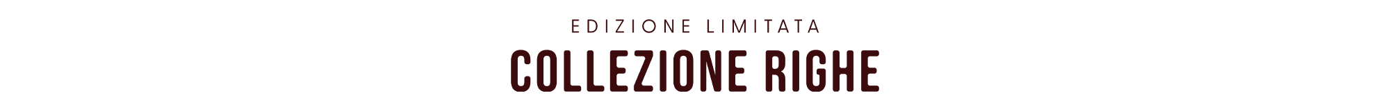 edizione limitata collezione righe Dalfilo titolo