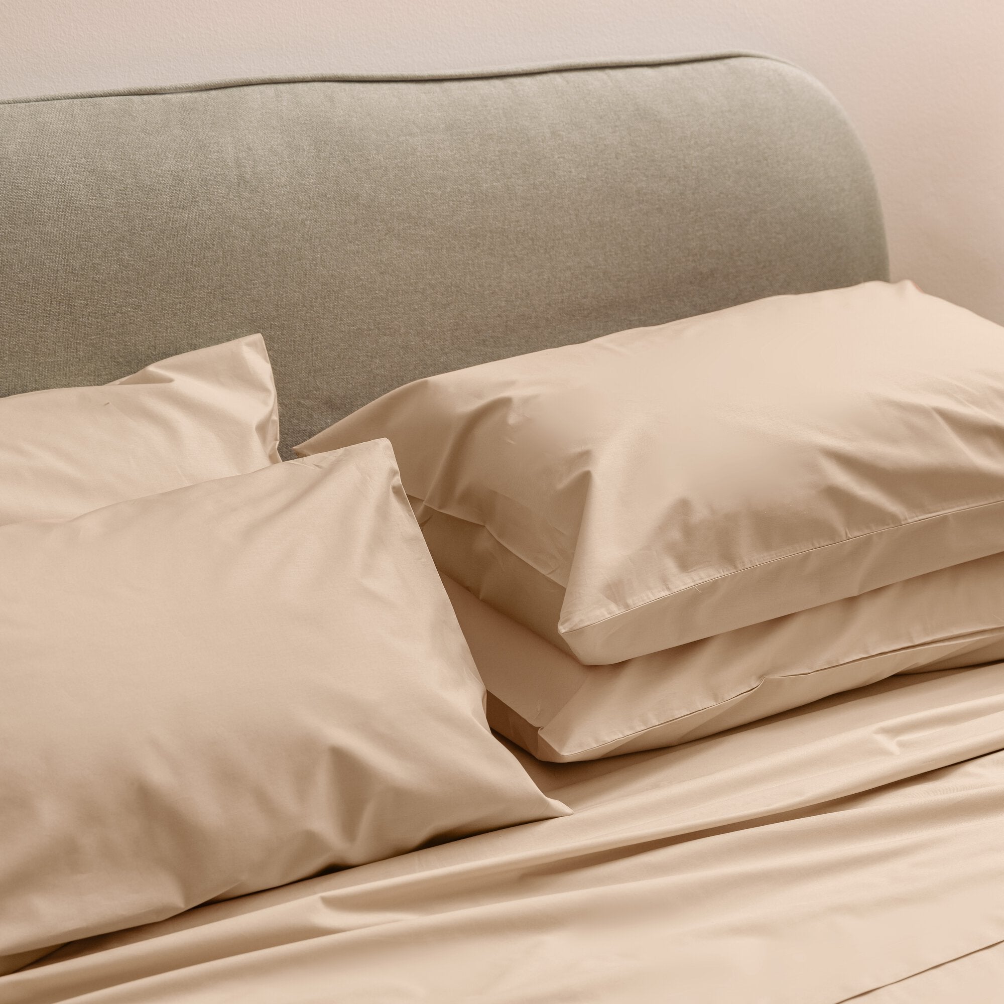 Federe Per Cuscino Catherine Lansfield | 2 Pezzi 50x75 Cm | Percalle In Misto Cotone | Non Stiratura | Duckegg