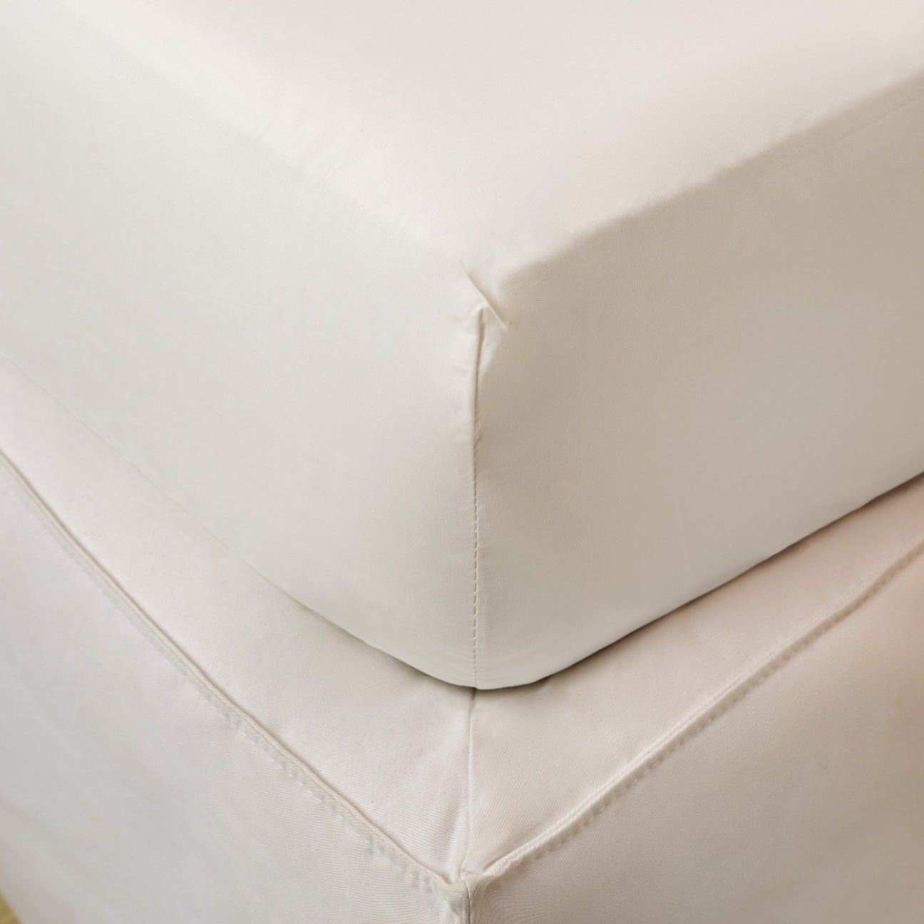Lenzuolo con angoli per albergo in percalle di cotone bianco, 160x200 cm,  angolo 28 cm